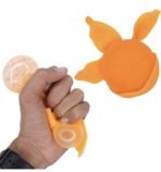 Stress Relief Squishy Orange Squeeze Stress Reliever Toys Squishy Fruit Toy Soft Mind Relaxing Toys for Kids and Adults (1 Pcs) (Orange)