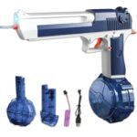 Electric Water Guns Pistol Holi Pichkari up to 35FT, Powerful Pool Beach Party Games Outdoor Water Fighting High Pressure Automatic Squirt Gun Toys for Kids Random Color