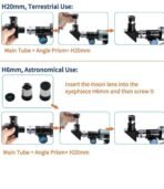 Telescope Zoom 90X HD Focus Astronomical Refractor with Portable Tripod Stand. F36050M High Power Telescope for Kids, Adults, Beginners - Image 7