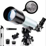 Telescope Zoom 90X HD Focus Astronomical Refractor with Portable Tripod Stand. F36050M High Power Telescope for Kids, Adults, Beginners