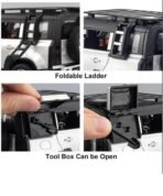 Big Size Land Rover Defender Model Car Exclusive Alloy Metal car Pull Back Die-cast Metal Toy car with Openable Doors & Light Music Best Gifts Toys Kid Silver - Image 3