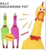 Rubber Chicken Toy 14" Screaming Squawking Practical Joke Prank Stuff Noisemaker Toys, Novelty Gag Gifts Party Favor - Image 9