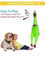 Rubber Chicken Toy 14" Screaming Squawking Practical Joke Prank Stuff Noisemaker Toys, Novelty Gag Gifts Party Favor - Image 3