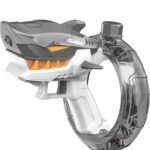 Electric Water Gun Toy – Shark Water Gun for Holi with Automatic Water Spray 25-32 Ft Range, Rechargeable High-Pressure Mechanism for Kids, Pools & Water Fun Toy (Grey)