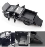 Die Cast Tesla Cybertruck Model: 1/24 Diecast Metal Toy Trucks with Lights and Sounds, Mini Vehicles Toys for Boys, Ages 3 and Up (Diamond Black) (Black) - Image 4