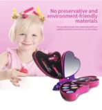 Big Size Butterfly Shape Cosmetics Makeup Kits | Portable, Washable | Non Toxic Deluxe Make up Case Set for Kids - Image 3