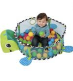First Play Turtle Face Baby Play gym Tent for Babies, Activity Play gym for Baby with Soft Hanging Baby Toys, Baby Bedding for Newborn, Baby Play Gym Play Mat ,for 2+ Months - Image 7
