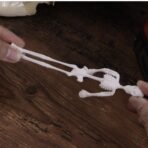 6pieces Skeleton Skull StrecherToys Vibrant Safe Skeleton Kids Stretchy for Kids/Adults Silent Fidget Toys(6 Pieces Random Colour) - Image 4