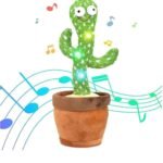 Dancing Cactus Singing Plush Toy with Rechargeable Cable & Recording Function - Repeat What You Say - Pack of 1