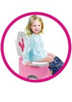 Crown Step Stool Potty Chair, Pot Seat, with 4 Tune Music, Pink - Image 3