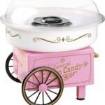 intage Homemade Cotton Candy Floss Maker Machine Electric Cotton Candy Maker Sugar Floss Maker Machine Make Hygienic Cotton Candy Machine for Your Kids