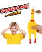 Rubber Chicken Toy 14" Screaming Squawking Practical Joke Prank Stuff Noisemaker Toys, Novelty Gag Gifts Party Favor - Image 8