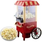 Popcorn Machine Big Vintage Collection and Electric Popcorn Maker Making Machine Stylish Design Automatic Popcorn Machine Household Electric Instant Popcorn Maker Stylish Design.