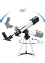 Telescope Zoom 90X HD Focus Astronomical Refractor with Portable Tripod Stand. F36050M High Power Telescope for Kids, Adults, Beginners - Image 2