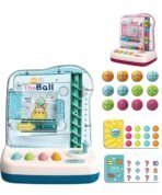 Rolling Ball Early Learning Educational Toy for Kids Stem Sensory Toy for 3 4 5 6 7 8 Years Boys Girls with 12 Puzzle Cards Balls for Counting Maths Color Identify,Multicolor - Image 3