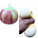Apple Squishy Stress Balls for Kids/Adults- Apple Stress Cube, Malt Sugar Stress Balls for Kids, Silent Fidget Toys for Stress(Random Colour) (Apple)