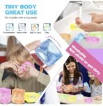 Glitter Squishy Cube Stress Balls for Kids/Adults- Sparkly Rectangles Stress Cube, Malt Sugar Stress Balls for Kids, Silent Fidget Toys for Stress - Image 4