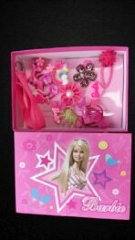 Fancy Hair Clips For Baby Girls Toddlers Assorted Stylish Fashion Hair Accessories 18 Pcs Gift Set Box (PINK) - Image 2