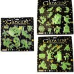 Glow in The Dark Halloween Sticker Themed Packs,Glowing Decorations Random Design