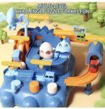 Dinosaur Car Race Tracks Toy for Boys Girls, Dinosaur Themed Track Set, Puzzle Car Adventure Toy for 2 yrs Boys & Girls - Image 3