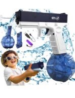 Electric Water Guns Pistol Holi Pichkari up to 35FT, Powerful Pool Beach Party Games Outdoor Water Fighting High Pressure Automatic Squirt Gun Toys for Kids Random Color - Image 4