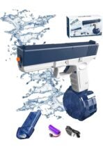 Electric Water Guns Pistol Holi Pichkari up to 35FT, Powerful Pool Beach Party Games Outdoor Water Fighting High Pressure Automatic Squirt Gun Toys for Kids Random Color - Image 2