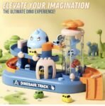 Dinosaur Car Race Tracks Toy for Boys Girls, Dinosaur Themed Track Set, Puzzle Car Adventure Toy for 2 yrs Boys & Girls - Image 4