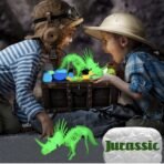 Glow in The Dark Dinosaur Skeleton, Dinosaur Assembly, Fluorescent Dinosaur Sticker,Decorative Gifts for Baby Room,DIY Building Toys for Kids Disassembly Animals Toys - Image 3