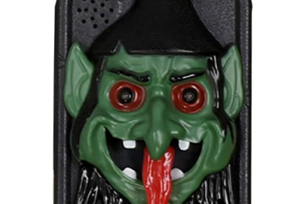 Halloween Doorbell Funny Scary Novelty Door Ring Door Knocker with Light & Sound