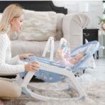 Multi-function baby talisman 0-2 Years Old Baby Rocking Chair Baby Sleeping Cradle Bed Newborn comfort chair recliner dining chair - Image 4