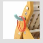 Premium 4-in-1 Multi-Activity Toddler Play Center – Convertible Indoor Slide, Rocking Horse, Ring Toss Game, & Kids Study Desk/Chair – Safe HDPE Plastic Playground for Infants & Toddlers (Yellow/White) - Image 6