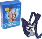 Premiun 4-in-1 Baby Carrier Bag Adjustable with Comfortable Head Support & Buckle Straps (Blue)