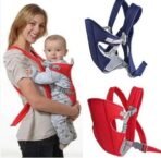 Premiun 4-in-1 Baby Carrier Bag Adjustable with Comfortable Head Support & Buckle Straps (Blue) - Image 2