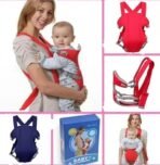 Premiun 4-in-1 Baby Carrier Bag Adjustable with Comfortable Head Support & Buckle Straps (Blue) - Image 3