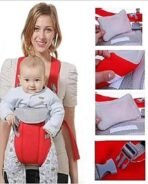 Premiun 4-in-1 Baby Carrier Bag Adjustable with Comfortable Head Support & Buckle Straps (Blue) - Image 5