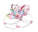 Premium Mastela Baby Rocker for Newborn to 18 Months Boys & Girls with Comfortable Seating, Gentle Rocking Motion & Sturdy Design (Model 6921, Pink)