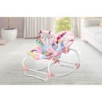 Premium Mastela Baby Rocker for Newborn to 18 Months Boys & Girls with Comfortable Seating, Gentle Rocking Motion & Sturdy Design (Model 6921, Pink) - Image 2
