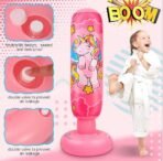 Premium Standing Bounce Back Unicorn Boxing Toy for Boys & Girls, Indoor Outdoor Sports Fun Toy | Inflatable Punching Bag for Kids –Pink (Pink) - Image 6