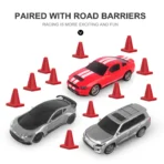 Mini RC Cans Racing Car – 2.4GHz Remote Control Sports Car Toy in Can Box, 1:60 Scale, Rechargeable Mini Car with Controller (Assorted Colors) - Image 3