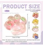 Premium Taba Squishy Cat Paw, Fruit Squishy Toy, Animals Stress Relief Toys Adults Kids Fufu Squishy Cat Paw, Fidget Toy Soft Squeeze Ball for Anxiety, Party, Birthday, Return Gifts - Image 5