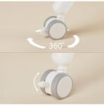 Premium Ultimate Baby Portable Folding Diaper Changing Table, Drawers and Wheels, Adjustable Height and Safety Belt, Grey, 78.99 x 60.2 x 9.91 cm - Image 9