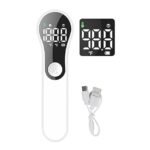 Premium Digital Infrared Thermometer for Family Use | Non-Contact Forehead Temperature Gun | Fast & Accurate Reading | Baby, Kids & Adults Friendly | Portable Handheld Device | Fever Alarm | Memory Function | Rechargeable with USB Cable | Home & Travel Use