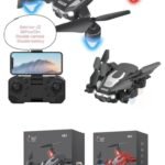 J2 Foldable Drone with Dual 4K HD Cameras – WiFi FPV Live Video Quadcopter for Beginners – Includes 2 Batteries, 360° Flip, Altitude Hold, and Portable Carry Design – RC Toy Gift for Kids & Adults 14+