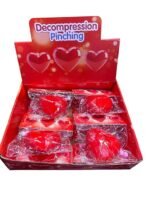 Premium Taba Squishy Heart Squishy Toy, Heart Stress Relief Toys Adults Kids , Fidget Toy Soft Squeeze Ball for Anxiety, Party, Birthday, Return Gift Red - Image 6