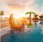 Premium Inflatable Coconut Tree Punching Bag for Kids Adults, Punching Bag Karate Inflated, Boxing Bag for Immediate Bounce-Back for Taekwondo, Relieve Pent Up Energy (Green) - Image 3