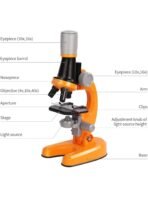 Premium Microscope Slides Orange Microscopes for Kids Students Adults Beginner Microscope STEM Kit Biological Science Experiment Educational Tool Accessories Kids Biological Magnifier - Image 4