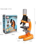 Premium Microscope Slides Orange Microscopes for Kids Students Adults Beginner Microscope STEM Kit Biological Science Experiment Educational Tool Accessories Kids Biological Magnifier - Image 7