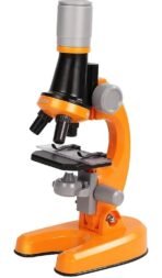 Premium Microscope Slides Orange Microscopes for Kids Students Adults Beginner Microscope STEM Kit Biological Science Experiment Educational Tool Accessories Kids Biological Magnifier - Image 2