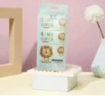 Premium Mini Baby Wipes Disposable Portable Pocket Water Wipes Baby Skin Care Wet Tissue Travel Children Baby Hand & Face Baby Sanitizing Cleansing/Moisturising For Fresh 8 Mini Pack (64 Wipes X 2 Pack) Random Cute Animals - Image 8