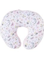 Premium Cotton Newborn Nursing Feeding Pillow, Breastfeeding Pillows with Removable Cover, Infant Support for Baby & Mom Cradle 0-24 Months (Random) - Image 2